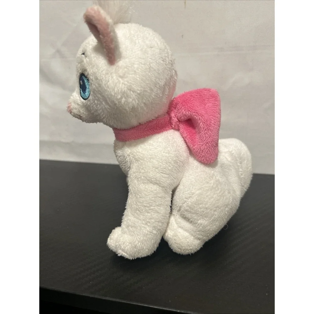 Disney Aristocats Marie White Cat Plush 7 Inch Stuffed Animal Just Play‎